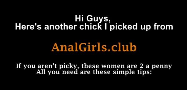  AnalGirls.club shaking her anal hole